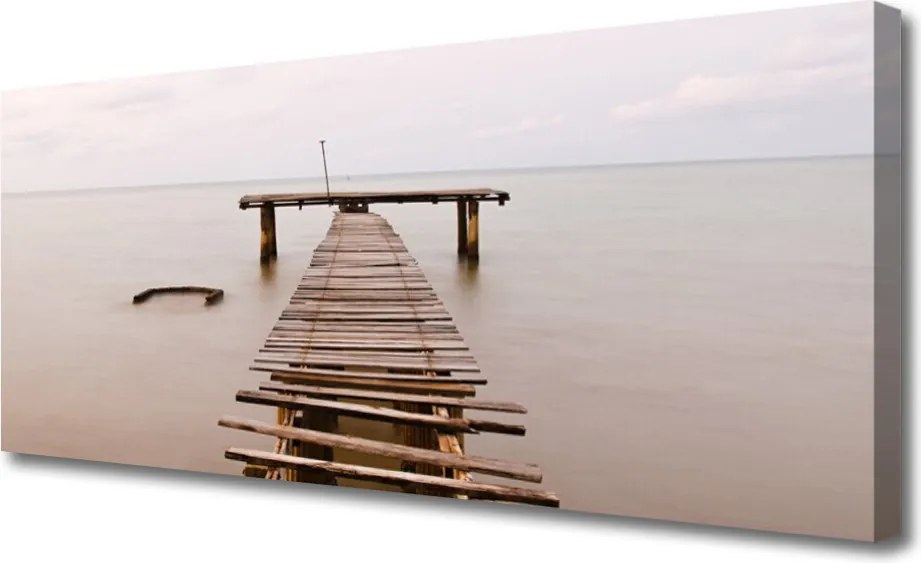 Obraz na płótnie Stalowa Konstrukcja Mostu