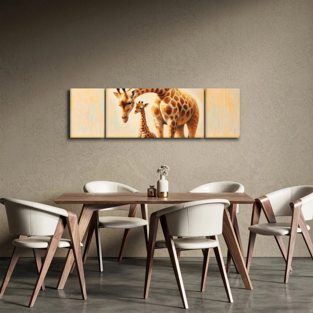 Obraz - Żyrafy (170x50 cm)
