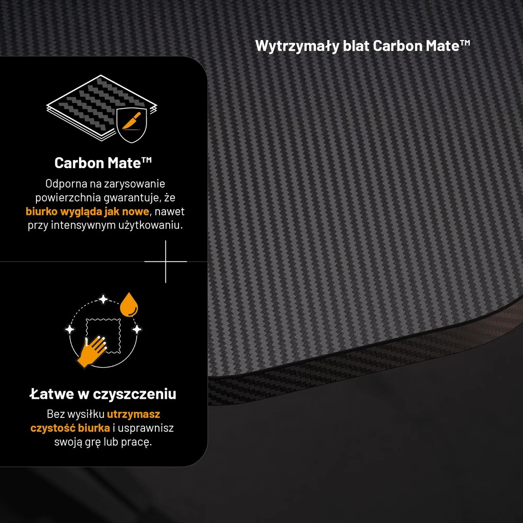 Biurko gamingowe 140 cm Diablo X-Mate 1400