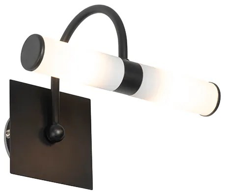 Klasyczna lampa ścienna do łazienki czarna IP44 2-światła - Bath Arc