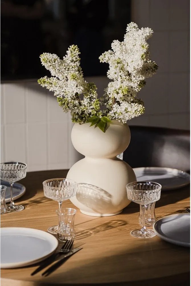 Beżowy ceramiczny wazon (wysokość 36 cm) Tuga – noo.ma