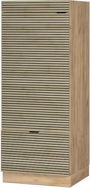 Szafka do mikrofalówki panel dębowy 60x58.1x153.6 fame-line