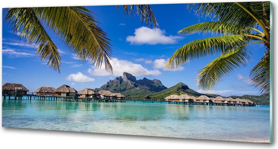 Panel do kuchni Palmy na Bora Bora