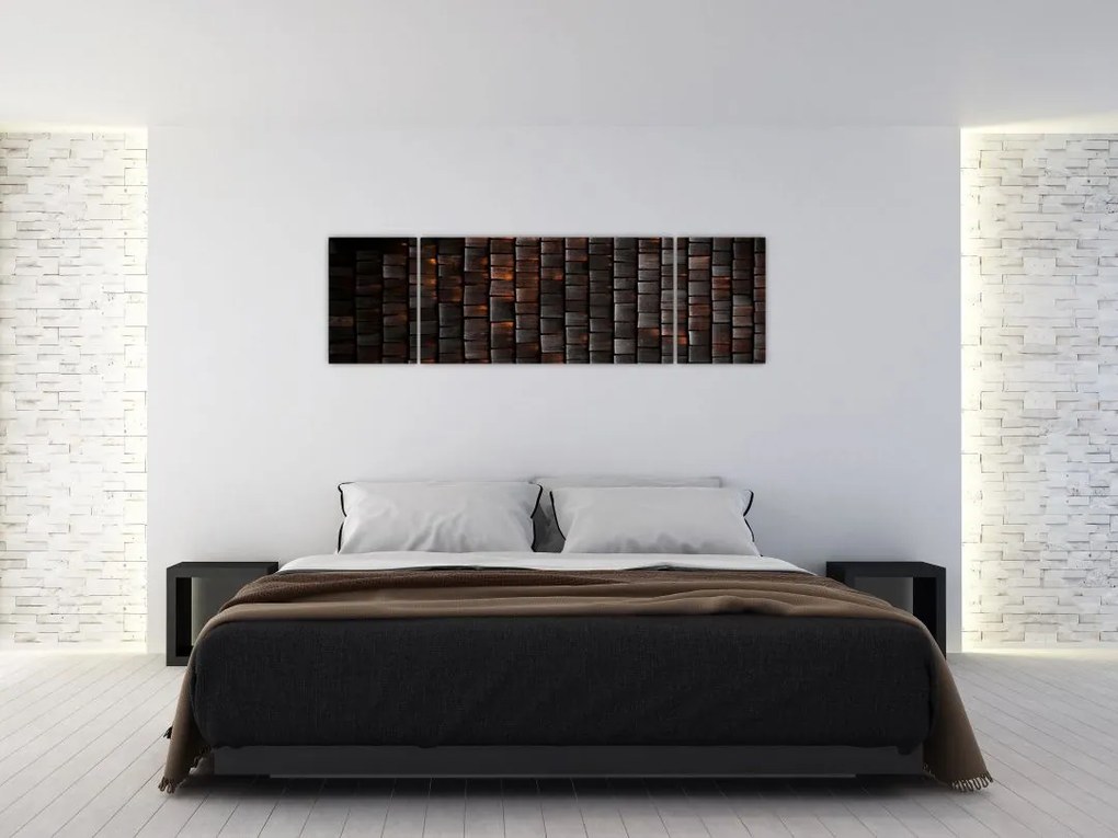 Nowoczesne malarstwo abstrakcyjne (170x50 cm)