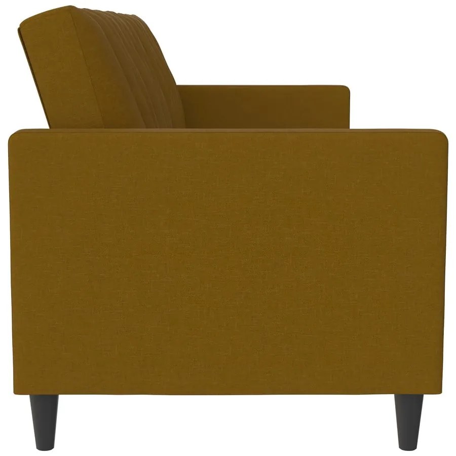 Żółta rozkładana sofa 86 cm Celine – Støraa
