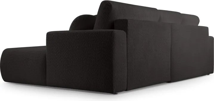 Narożnik VELO wolnostojący układ L strona Lewa z funkcją spania w tkaninie Coral 60