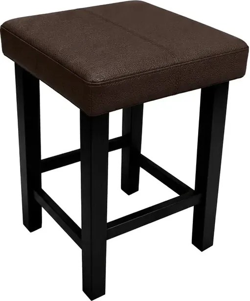 Taboret Klasyk 45cm Stołek Loft Eko-skóra D19