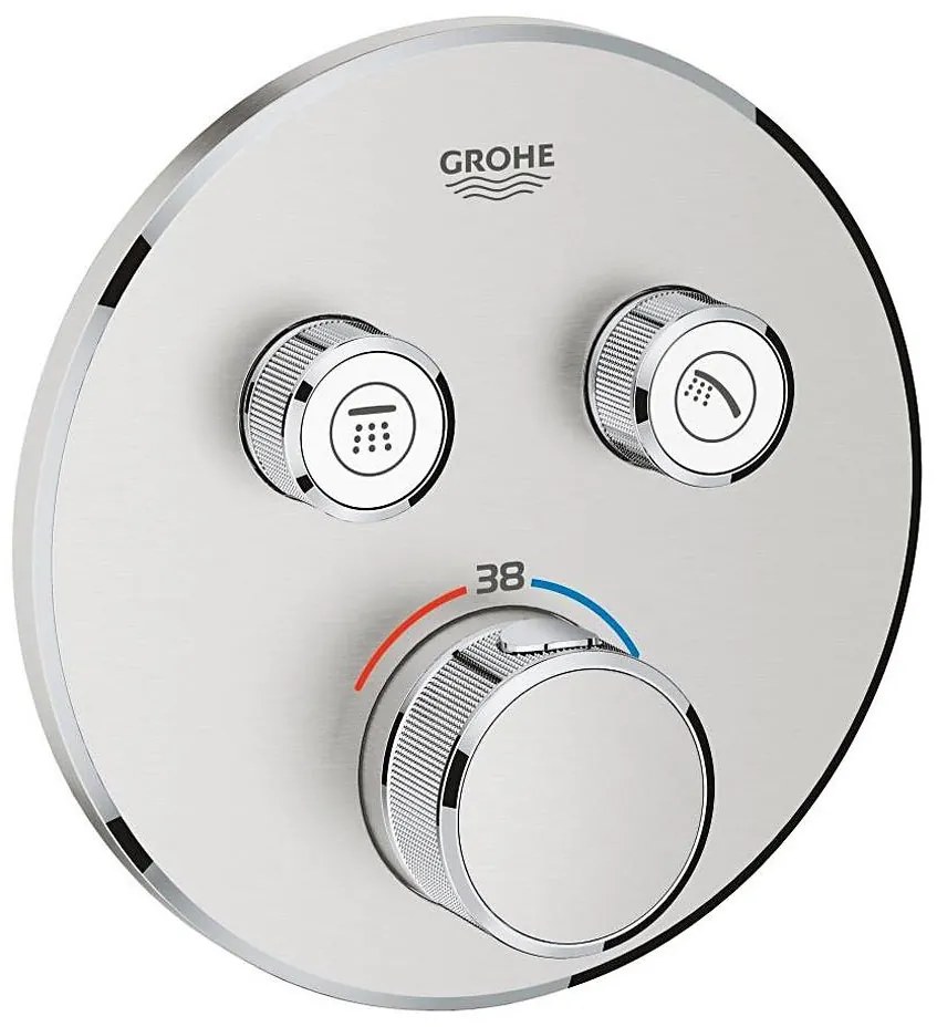 GROHE 29119DC0 - Bateria termostatyczna GROHTHERM SMARTCONTROL ze stali nierdzewnej
