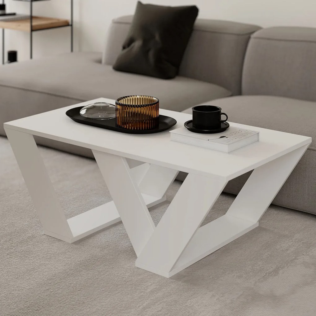 Stolik konferencyjny Pipra White