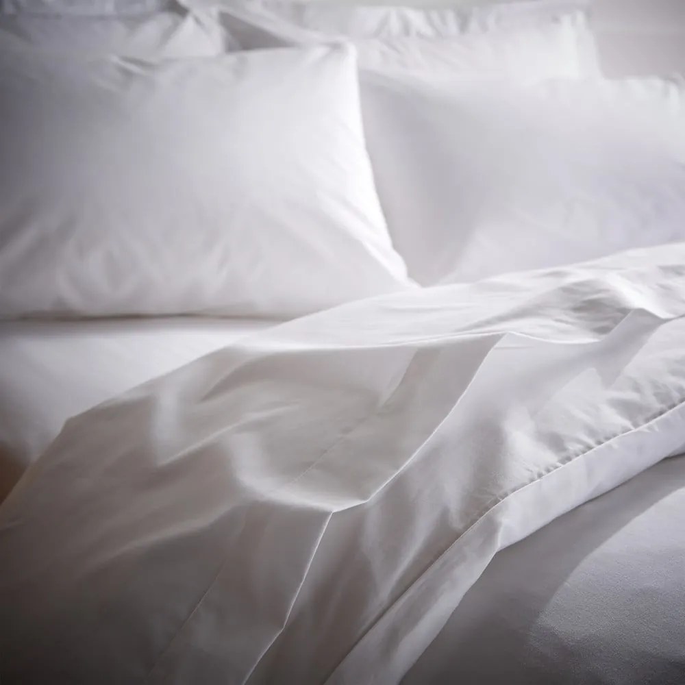 Biała pościel dwuosobowa z mieszanki tencelu 230x220 cm Temperature Controlling TENCEL™ – Bianca