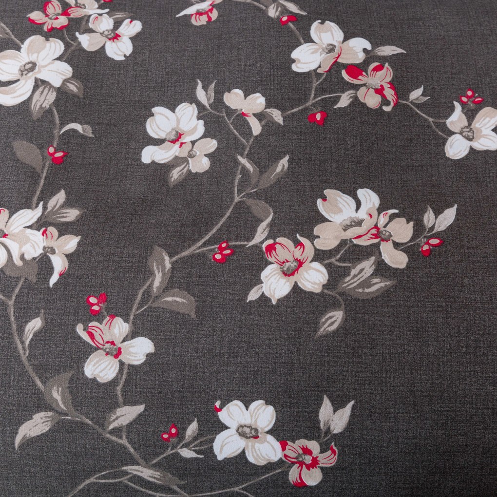 PrzytulneMieszkanie.pl PrzytulneMieszkanie.pl Pościel flanelowa BLOSSOM szara Rozmiar pościeli: 70 x 90 cm | 140 x 200 cm