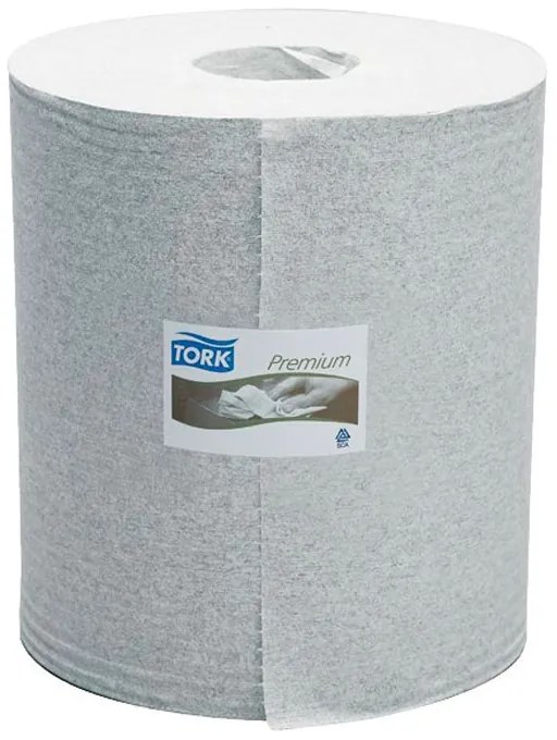 Czyściwo przemysłowe Tork Premium 520, szare, szerokość 428 mm