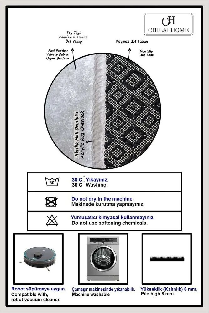 Zielony dywanik łazienkowy 60x100 cm Aleas – Foutastic