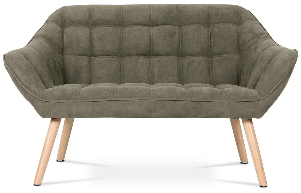 Dwuosobowa sofa AK-322 LAN2, brązowa