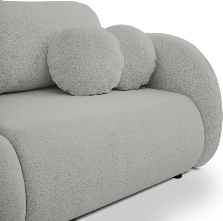 Sofa LOOP z funkcja spania i pojemnikiem SZARY RAVEN 06