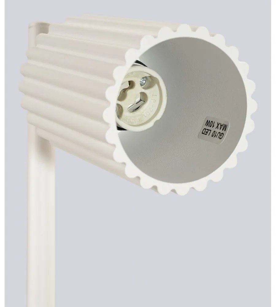 Kremowa lampa stołowa (wysokość 43 cm) Gleam – Sollux