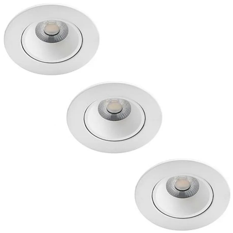 Philips - Zestaw 3x LED ściemnialne oświetlenie łazienkowe ABROSA LED/9W/230V IP
