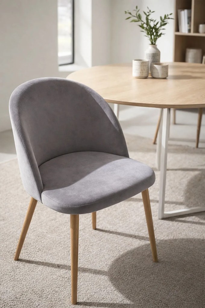 Zestaw 4 Krzese Vint Aksamitne