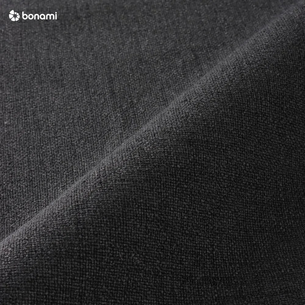 Antracytowe tapicerowane łóżko dwuosobowe bez stelaża 180x200 cm Mattis – Meise Möbel