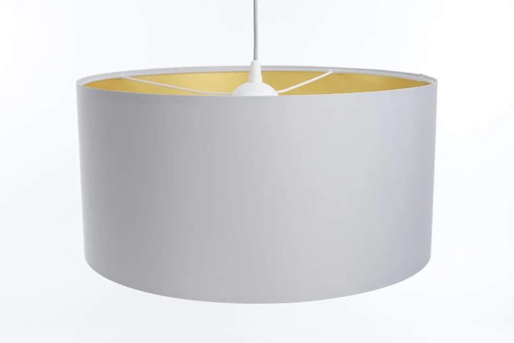 Lampa wisząca MODERN 60 szara/złoty mat BPS KONCEPT