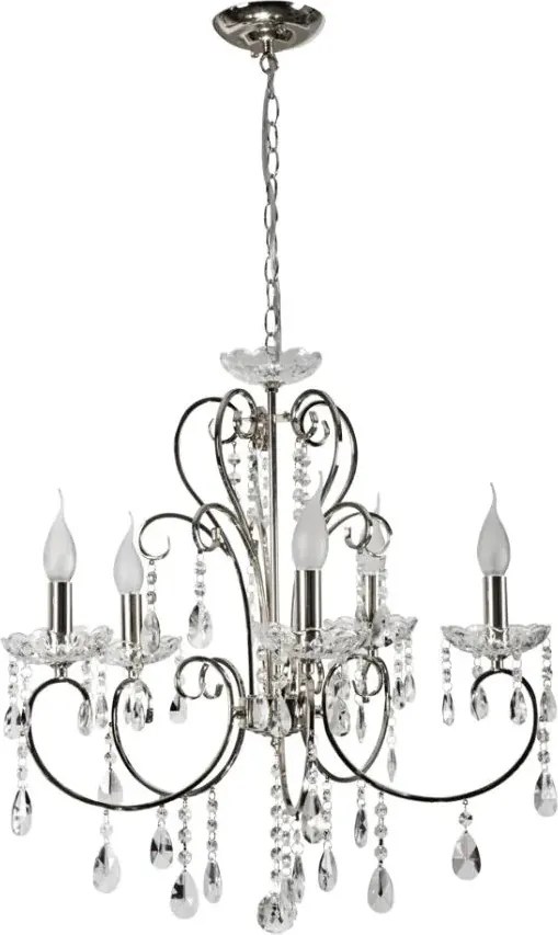 Żyrandol kryształowy w stylu glamour - 3X K153 H2-K54