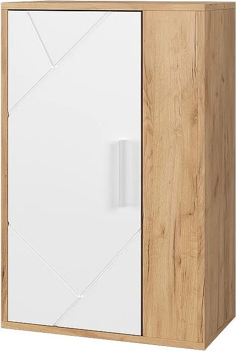 Szafka ścienna gold power dąb/biały 50.1x28.3x78.4 berno