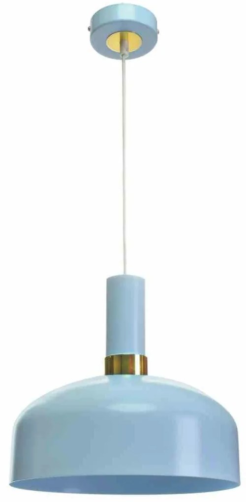 Lampa wisząca MALMO BLUE 1xE27, niebieska, pojedyncza,