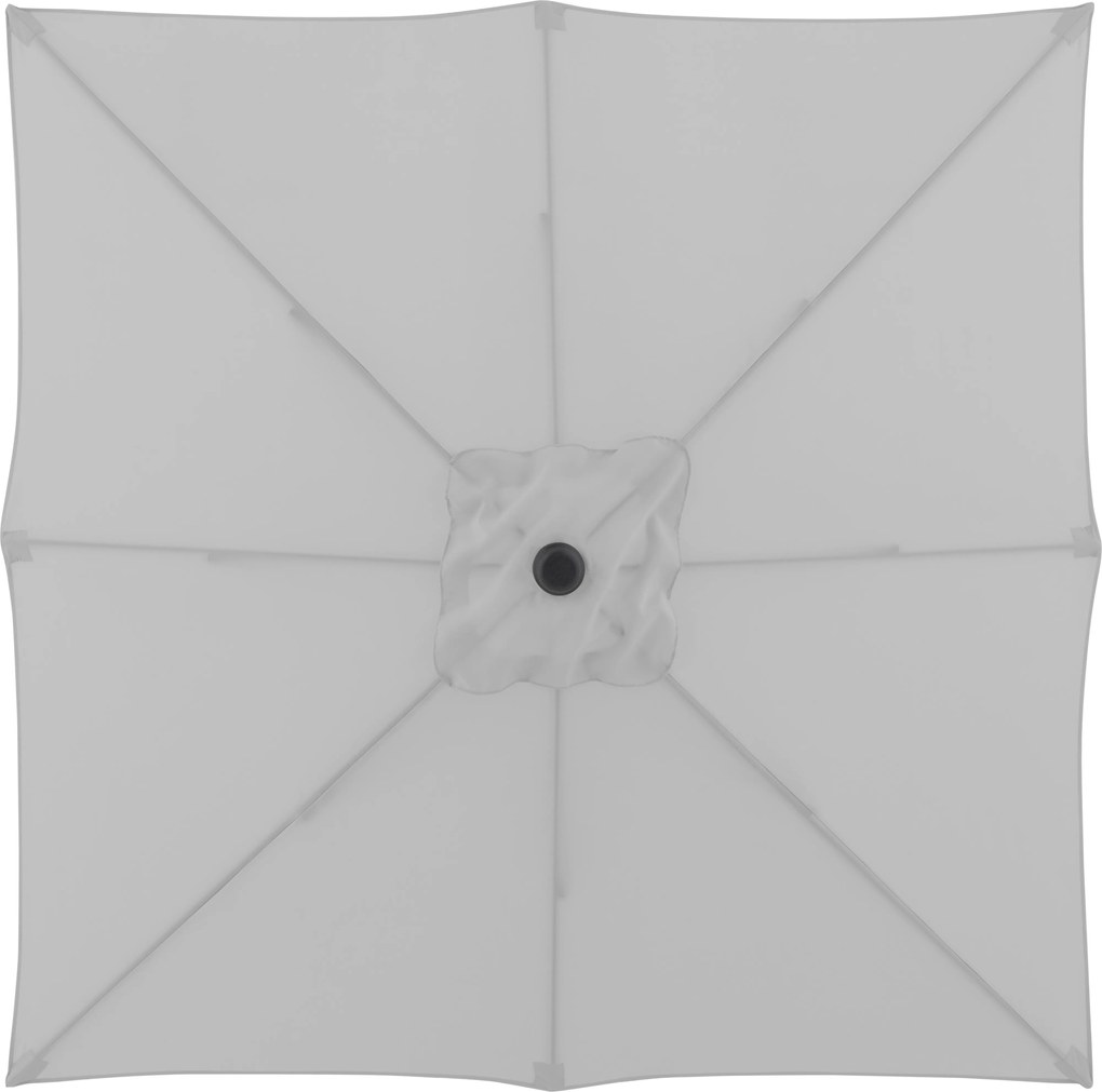 Derby Basic parasol z mechanizmem podnoszenia 210 x 210 cm – uchylny parasol - Towar rozpakowany (S290)