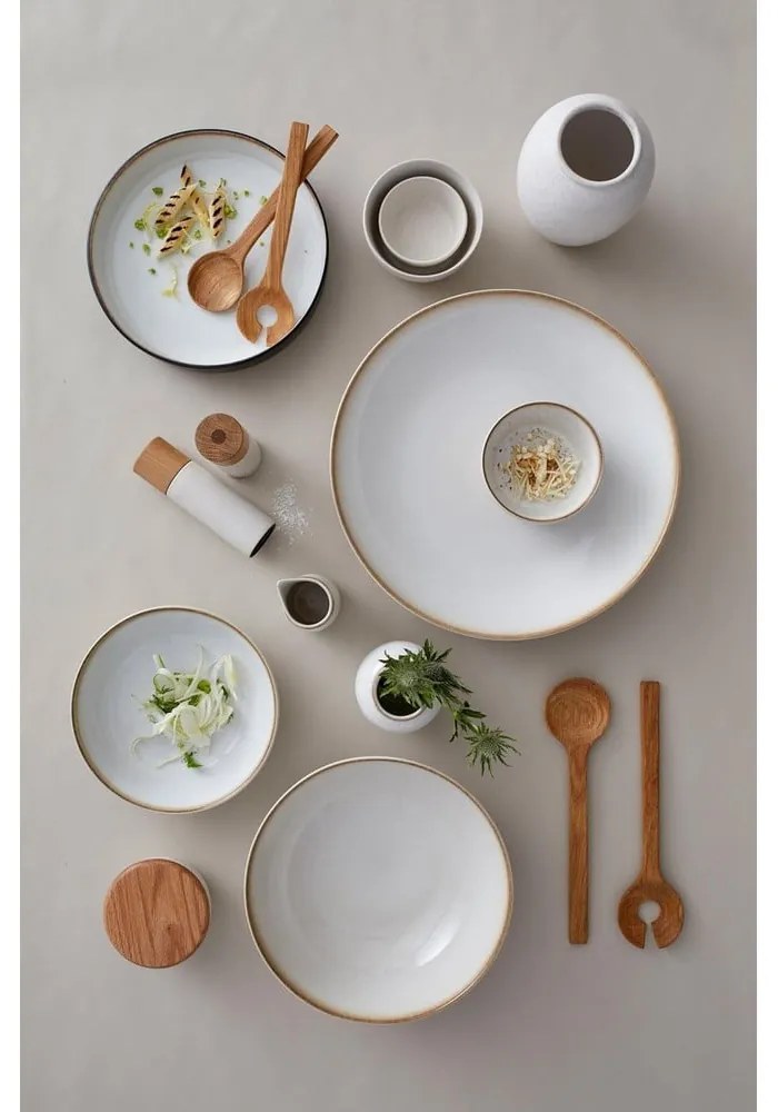 Biały zestaw młynków do pieprzu i soli 2 szt. ceramiczny Gastro Cream – Bitz