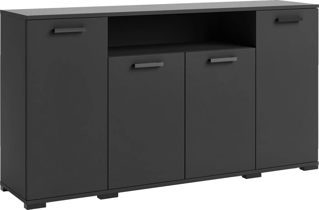 Komoda ALBANO 160 cm do Salonu Sypialni Czarny