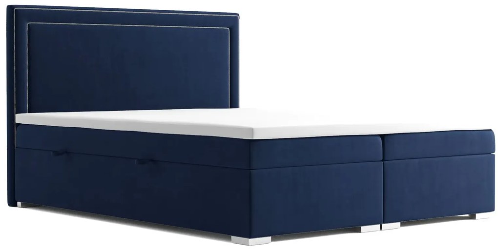 Podwójne łóżko boxspring Bravino 160x200 - 32 kolory