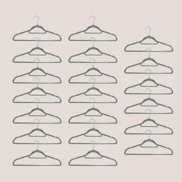 Zestaw 20 Wieszaków Palou Awokado - Sklum