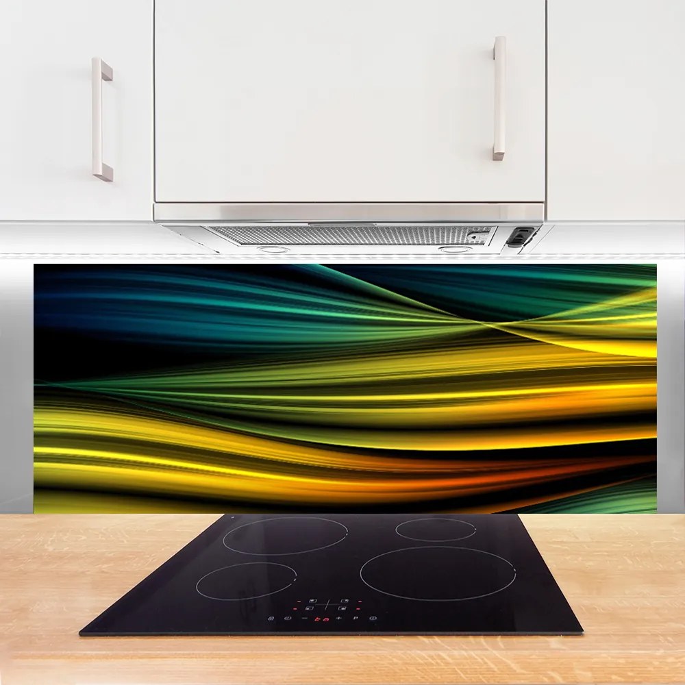 Panel Szklany Modernistyczny Akcent Graficzny