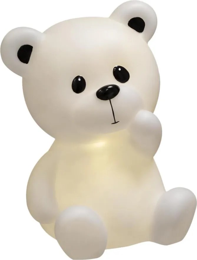 Atmosphera - Dziecięca lampka nocna LED TEDDY LED/3xAA, biała