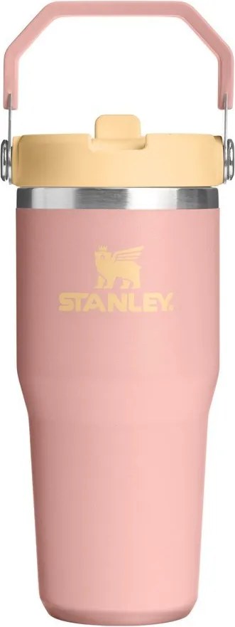 Brzoskwiniowy termos ze stali nierdzewnej 410 ml IceFlow™ Flip Straw 2.0 Tumbler Peach Rose – Stanley