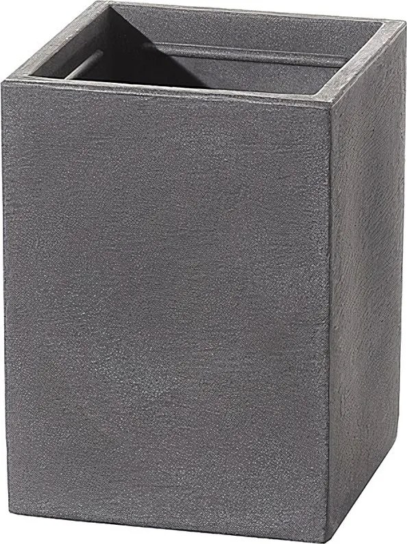 Osłona donicy Cubus Grey 29 x 29 x 40 cm