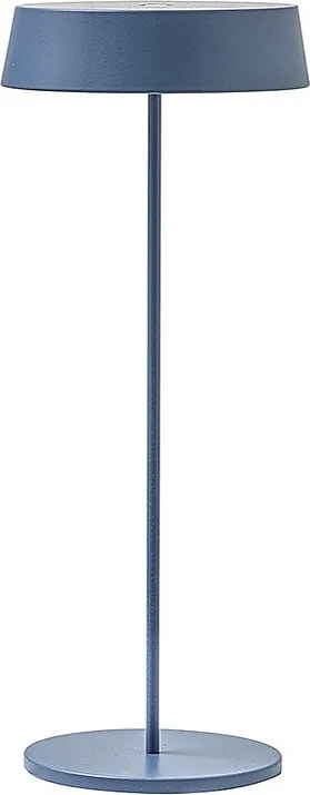 Inemuri Distant Blue Lampa stołowa LED z funkcją ładowania przez USB i ściemniania, z baterią o żywotności 12 godzin