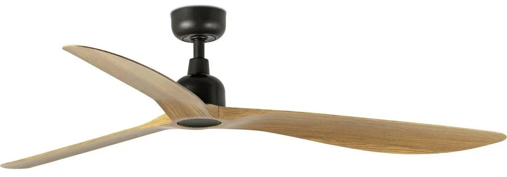 FARO 34360 - Wentylator sufitowy OUTWOOD L brązowy/czarny śr. 150 cm IP44 + pilot