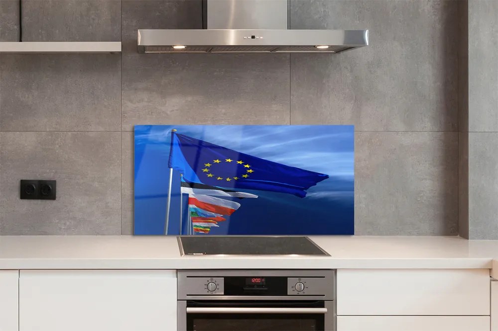 Szklany Panel Różnorodne Barwy Narodowe