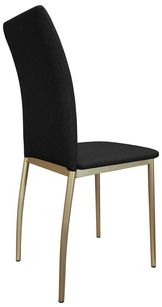 Krzesło tapicerowane ALAN stelaż złoty Sawana 14