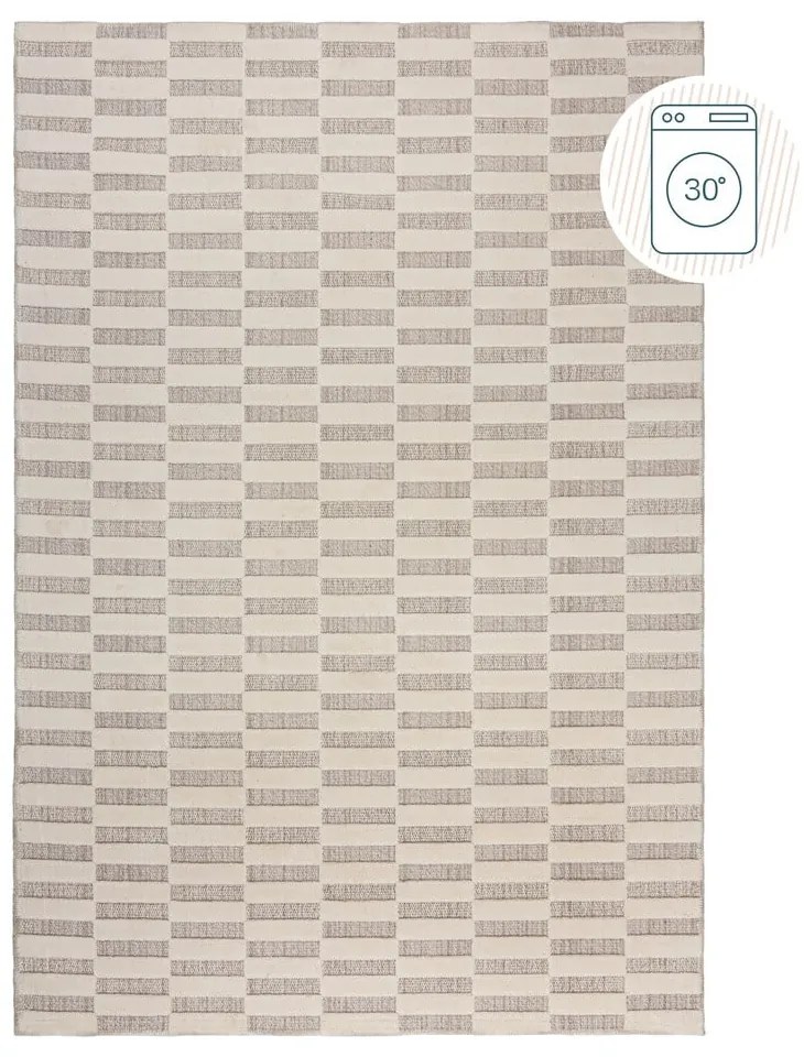 Szarobeżowy dywan odpowiedni do prania 116x170 cm Marlowe – Flair Rugs