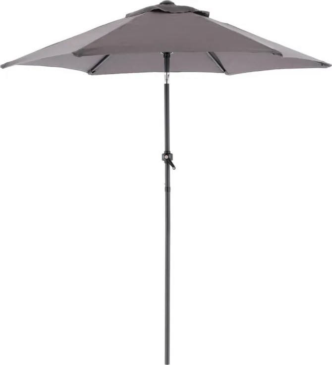 Składany parasol z rączką, 210 cm, antracyt