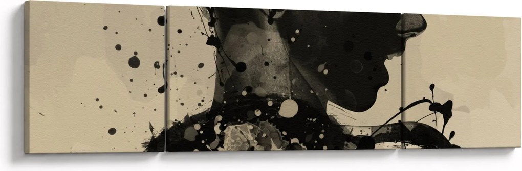 Obraz - Kobieta jazzowa (170x50 cm)