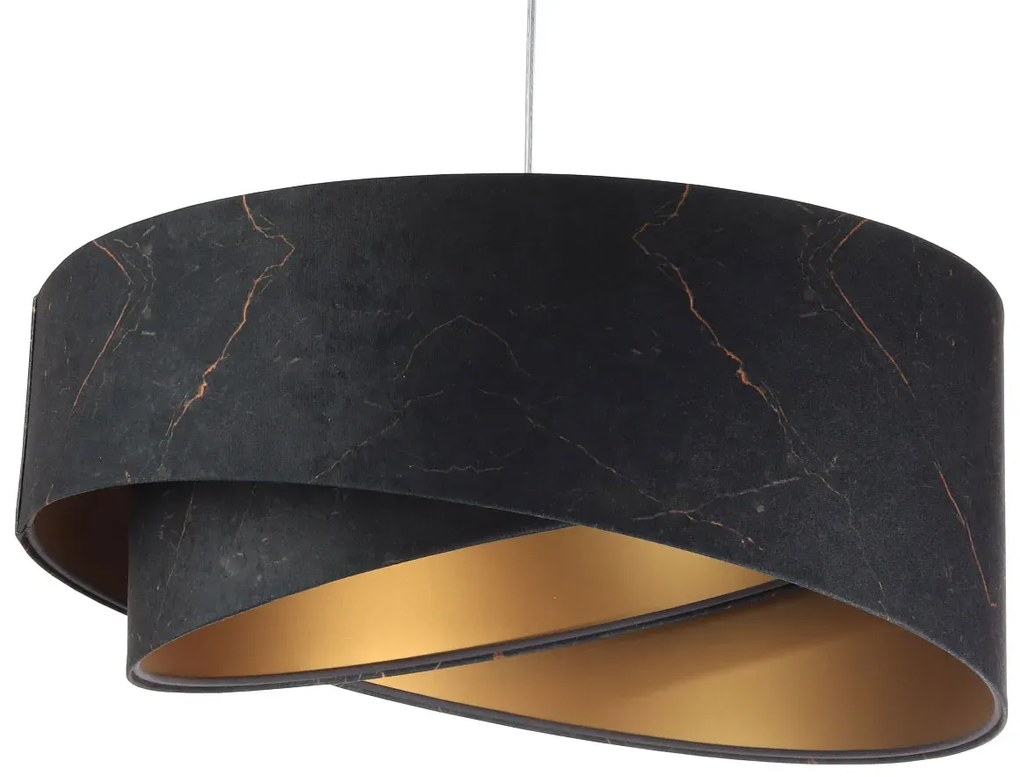 Czarno-złota lampa wisząca glamour F9-W13