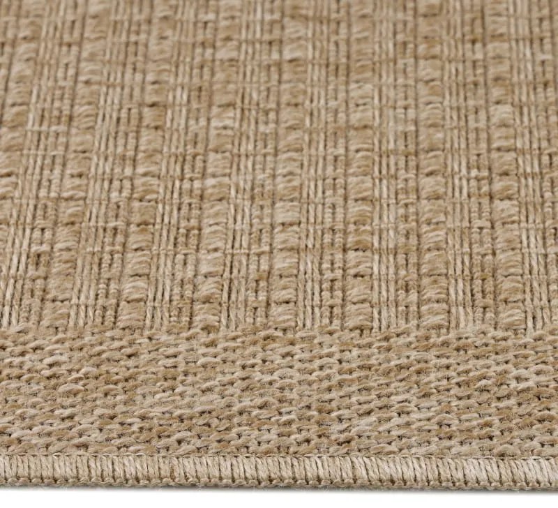 Dywan uniwersalny Pasy beżowy 140 cm x 200 cm