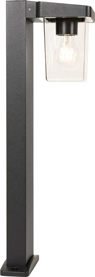 Nowoczesna lampa podłogowa zewnętrzna czarna 60 cm IP54 - Chimay