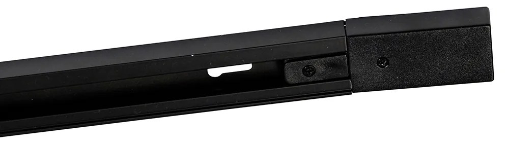 Nowoczesny system szynowy z 5 reflektorami czarny 1-fazowy - Iconic Kohua Nowoczesny Oswietlenie wewnetrzne