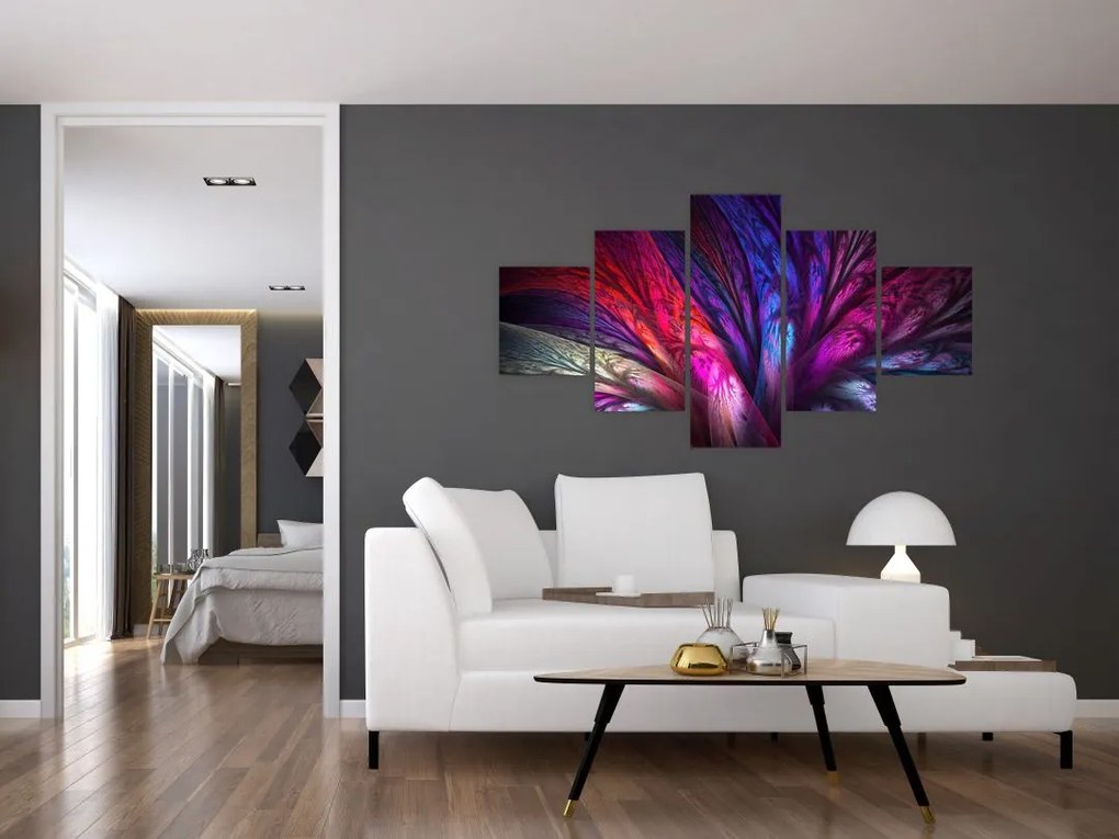 Abstrakcyjny obraz drzewa (125x70 cm)
