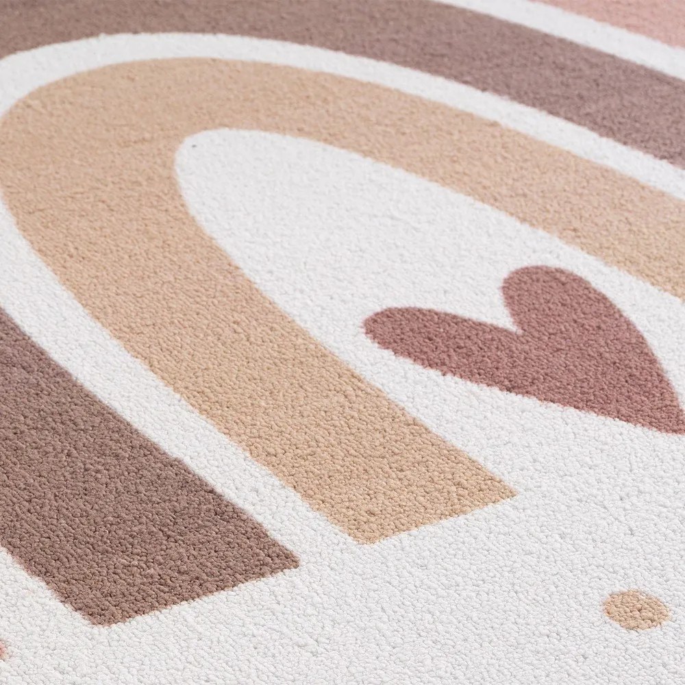 Kremowy dywan dziecięcy odpowiedni do prania 140x200 cm Coco 1132 – Ayyildiz Carpets