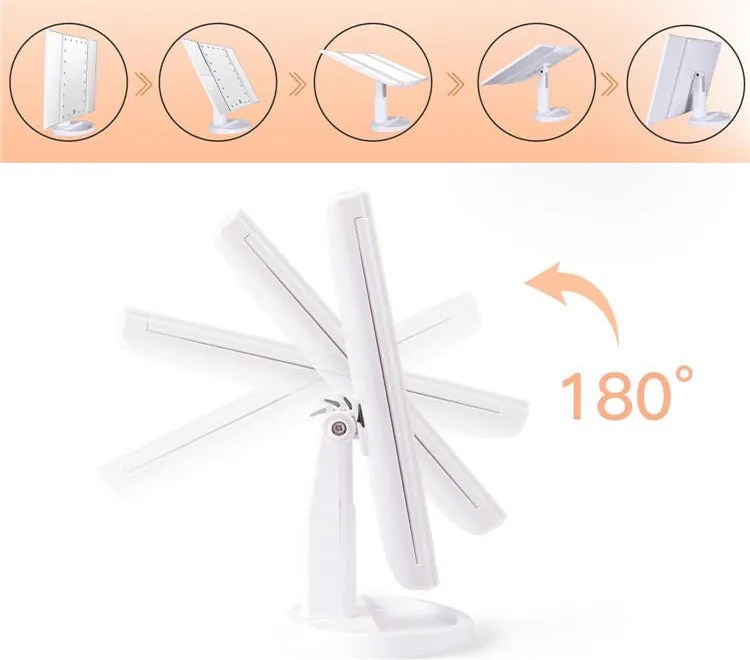 Kosmetyczne lustro BERNSTEIN E280 z oświetleniem